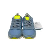 Sneakers Donna Philippe Model Paris In Tessuto Camoscio Spoiler Turchese Dettagli Neon art. TZLD WN61 - immagine 2