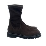 Stivaletto Guglielmo Rotta in camoscio Marrone fondo ultralight tacco 3 cm art. Krisalyn