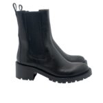 Stivaletto Biker Guglielmo Rotta in Pelle Nera art. Cole