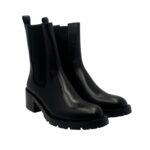 Stivaletto Biker Guglielmo Rotta in Pelle Nera art. Cole - immagine 2