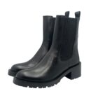 Stivaletto Biker Guglielmo Rotta in Pelle Nera art. Cole - immagine 4