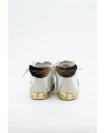Sneakers Donna Philippe Model Paris In Pelle Bianca Linguetta In Camoscio Spoiler Nero Velluto art. PRHD XE04 - immagine 3