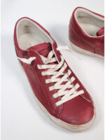 Sneakers Uomo Philippe Model Paris Prsx In Pelle Vitello Bordeaux art. PRLU HE11 - immagine 4