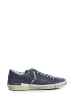 Sneakers Uomo Philippe Model Paris Prsx In Pelle Vitello Blu art. PRLU HE10