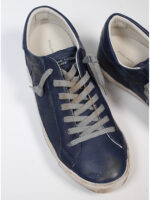 Sneakers Uomo Philippe Model Paris Prsx In Pelle Vitello Blu art. PRLU HE10 - immagine 3