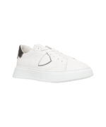 Sneaker Uomo Philippe Model Temple in pelle bianca con Spoiler Nero mod. BTLU VVC1 - immagine 2