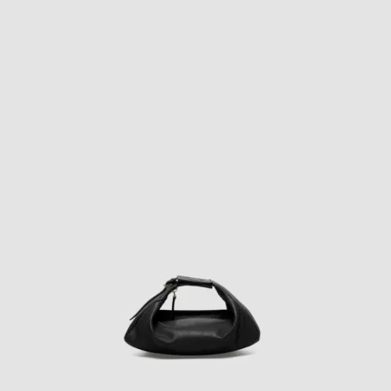 Borsa mini da polso Minobossi in Morbida Nappa Nera art. BRACELETJOYNAPPA