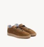 Sneakers Invernale Uomo Soldini In Pelle Scamosciata Cuoio art. Akira Bale Taffy