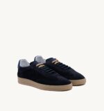 Sneakers Donna Soldini In Pelle Scamosciata Blu Navy Rive art. Akira Amalfi - immagine 4