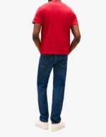 T-shirt Uomo Tommy Hilfiger Rossa con Bandiera Frontale art. MW0MW39843 XLD - immagine 3