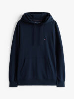 Felpa con Cappuccio In Cotone Garzato Uomo Tommy Hilfiger Blu art. MW0MW37235 DW5