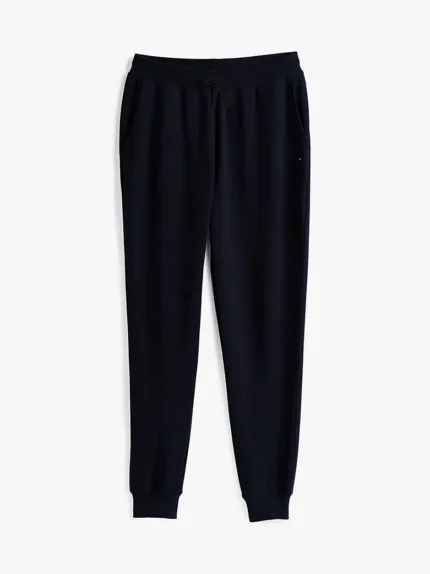 Pantalone Tuta In Cotone Garzato Uomo Tommy Hilfiger Blu art. MW0MW37236 DW5