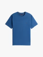T-shirt Uomo Tommy Hilfiger Blu Denim con Logo Frontale art. MW0MW39995 DBZ