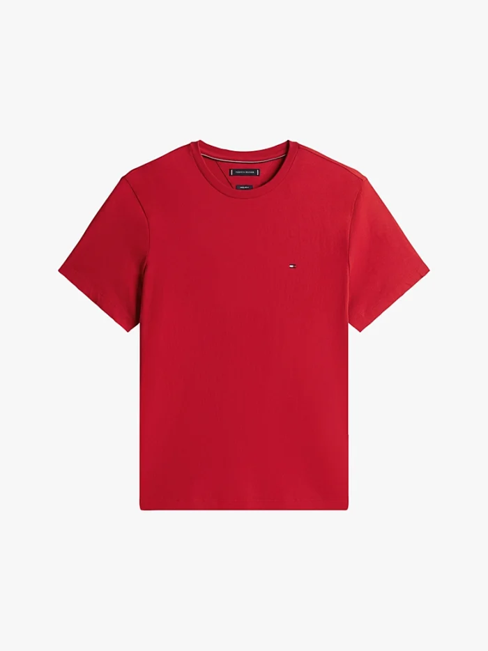 T-shirt Uomo Tommy Hilfiger Rossa con Logo Frontale art. MW0MW39995 XLD, foto 1 di 5