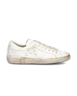 Sneakers Uomo Philippe Model Paris Prsx In Pelle Bianca Vintage cod. PRLU HE01