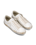 Sneakers Uomo Philippe Model Paris Prsx In Pelle Bianca Vintage cod. PRLU HE01 - immagine 2