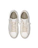 Sneakers Uomo Philippe Model Paris Prsx In Pelle Bianca Vintage cod. PRLU HE01 - immagine 4