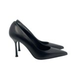 Decolletè Donna Sergio Levantesi in Pelle Nera con tacco a spillo 9 cm art. MUSA