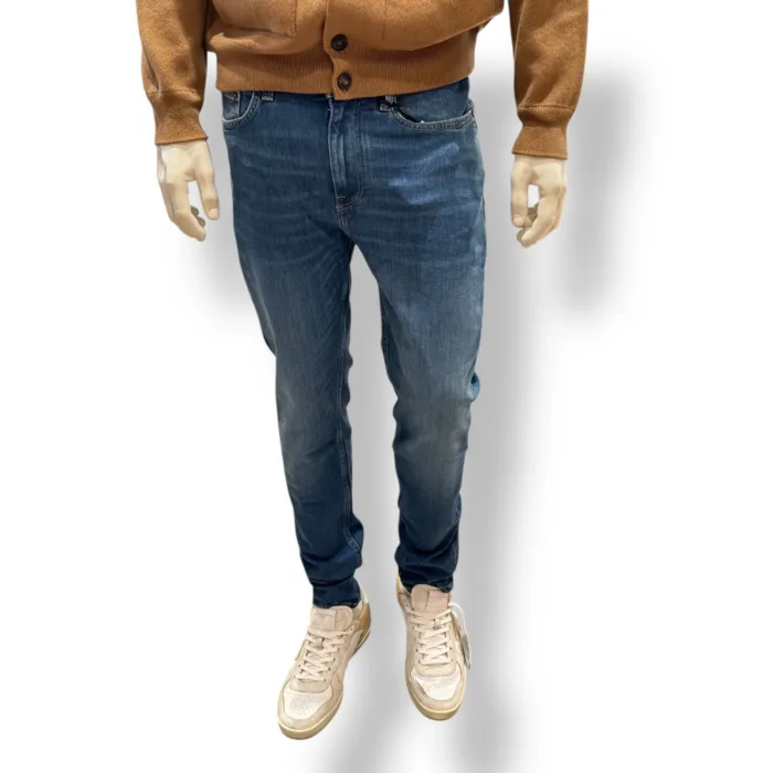 Jeans Slim Uomo Tommy Hilfiger Bleecker Lavaggio Medio art. MW0MW39611 1BD, foto 1 di 2