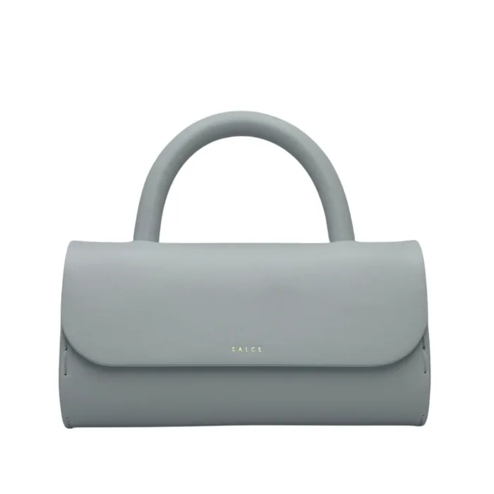 Borsa a Mano Piccola Salce Celeste art. Pitus Medium One Tone Azure, foto 1 di 4