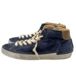 Sneakers Stivaletto Uomo Philippe Model Paris Prsx In Camoscio Blu ed Imbottitura Interna art. PRHU DGF4 - immagine 4
