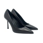 Decolletè Donna Sergio Levantesi in Pelle Nera con tacco a spillo 9 cm art. MUSA - immagine 2