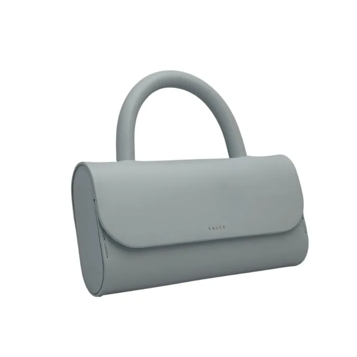 Borsa a Mano Piccola Salce Celeste art. Pitus Medium One Tone Azure, foto 2 di 4