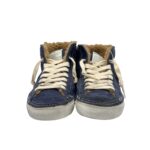 Sneakers Stivaletto Uomo Philippe Model Paris Prsx In Camoscio Blu ed Imbottitura Interna art. PRHU DGF4 - immagine 3