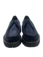 Derby Barrett Uomo con Cucitura sulla Vaschetta in Pelle Scamosciata Blu Fondo Gomma Ultralight art. 212U017.13 - immagine 3