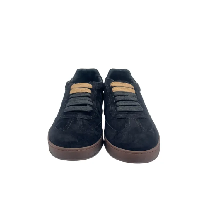 Sneakers Invernale Uomo Soldini In Pelle Scamosciata Nera art. Akira Amalfi Nero Nero, foto 3 di 6