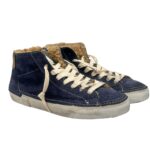 Sneakers Stivaletto Uomo Philippe Model Paris Prsx In Camoscio Blu ed Imbottitura Interna art. PRHU DGF4 - immagine 2