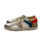 Sneakers Uomo Philippe Model Paris Prsx In Pelle Bianca e Dettagli Arancio art. PRLU XP08 - immagine 4