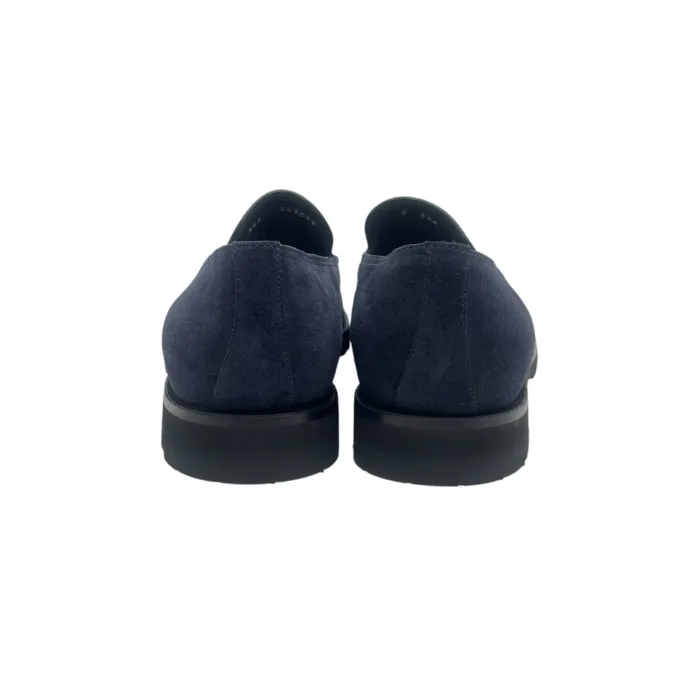 Mocassino Uomo Barrett In Camoscio Blu Con Fondo Gomma Antiscivolo Art. 242U042.2, foto 5 di 5