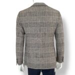 Giacca Lardini in Misto Lana e Cashmere Tartan Marrone Art. CN6202E AAIF65517 250BR - immagine 3