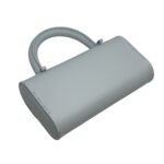 Borsa a Mano Piccola Salce Celeste art. Pitus Medium One Tone Azure - immagine 3
