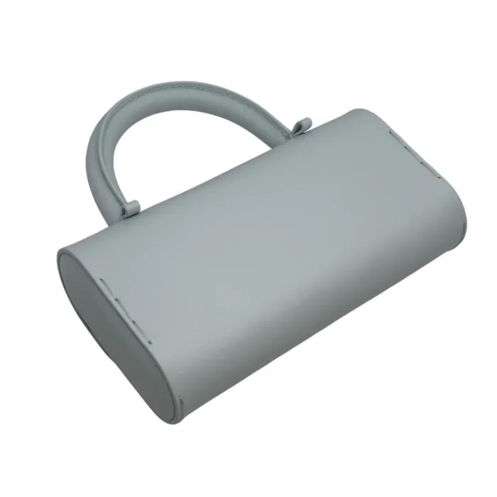 Borsa a Mano Piccola Salce Celeste art. Pitus Medium One Tone Azure, foto 3 di 4