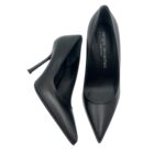 Decolletè Donna Sergio Levantesi in Pelle Nera con tacco a spillo 9 cm art. MUSA - immagine 7