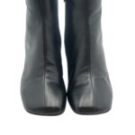 Tronchetto Halmanera in Pelle Nera Tacco 8 cm art. Dotty 16 Baron Nero - immagine 7