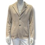 Giacca Lardini in Maglia in Pura Lana Beige Art.CNCLJM56J CN65000 150