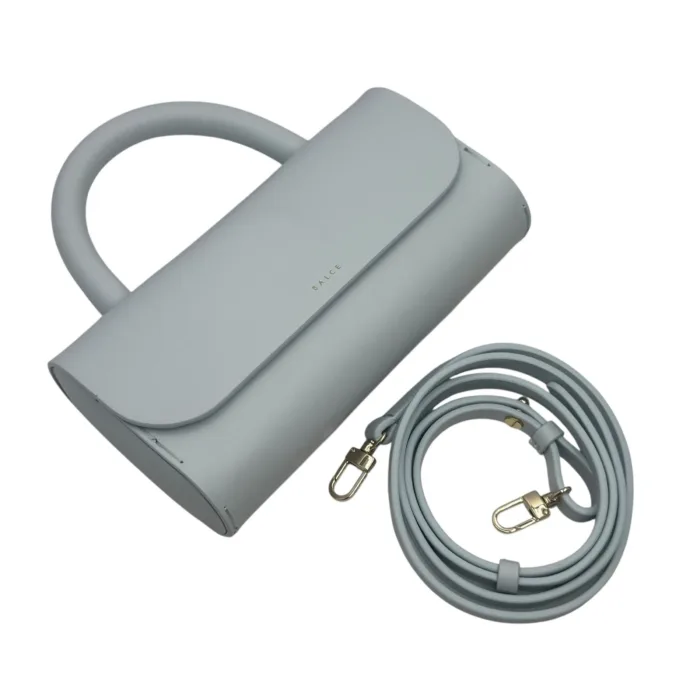Borsa a Mano Piccola Salce Celeste art. Pitus Medium One Tone Azure, foto 4 di 4