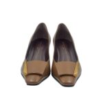 Décolleté Roberto Festa in Pelle Spazzolata Tortora Tacco 6 cm art. Mila - immagine 3