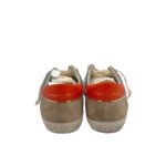 Sneakers Uomo Philippe Model Paris Prsx In Pelle Bianca e Dettagli Arancio art. PRLU XP08 - immagine 6