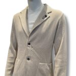 Giacca Lardini in Maglia in Pura Lana Beige Art.CNCLJM56J CN65000 150 - immagine 2