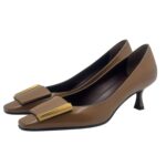 Décolleté Roberto Festa in Pelle Spazzolata Tortora Tacco 6 cm art. Mila - immagine 5
