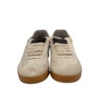 Sneakers Invernale Donna Soldini in Lanetta  Beige art. Akira Donald Bianco Bianco - immagine 4