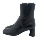 Tronchetto Halmanera in Pelle Nera Tacco 6 cm art. Dara 16 Baron Nero - immagine 3