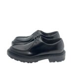 Derby Barrett Uomo con Cucitura sulla Vaschetta in Pelle Nera Fondo Commander art. 222U048.9 - immagine 4