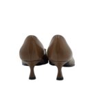 Décolleté Roberto Festa in Pelle Spazzolata Tortora Tacco 6 cm art. Mila - immagine 6
