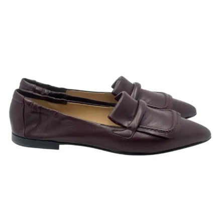 Mocassino Ballerina Pomme D'Or in Pelle Bordeaux art. 1143