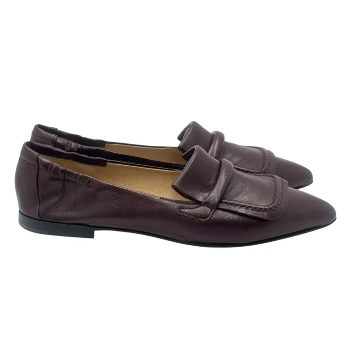 Mocassino Ballerina Pomme D'Or in Pelle Bordeaux art. 1143, foto 1 di 6
